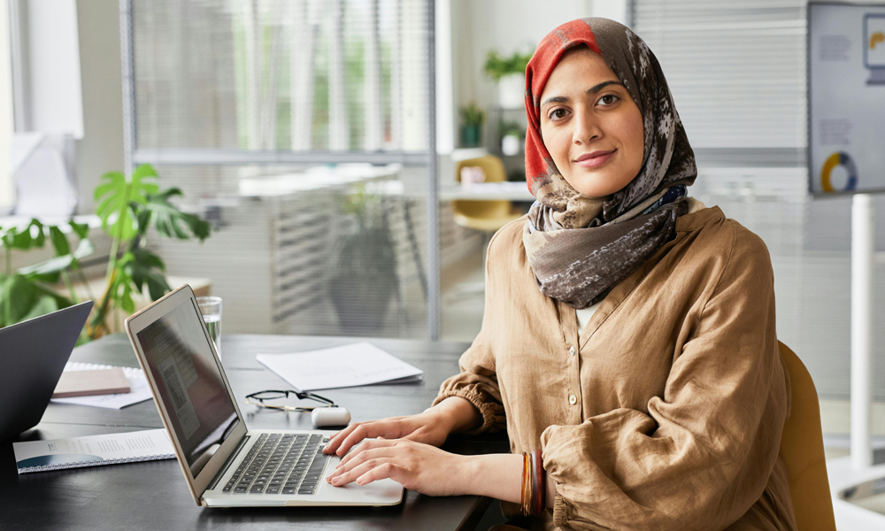 Happy family with financial security